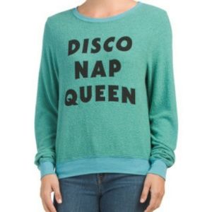 NWOT WILDFOX Disco Nap Queen Sweatshirt Sweater